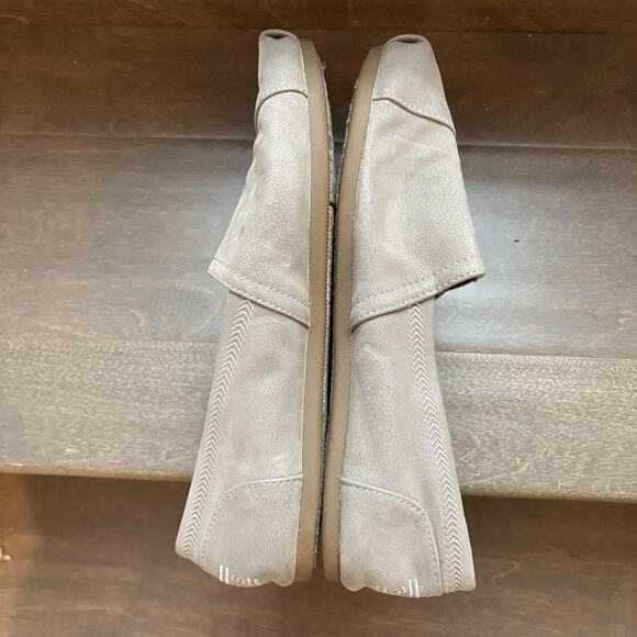 BOBS Skechers Shoes Women Size 9 Taupe Slip On Loafers Memory Foam Comfort - Picture 9 of 11